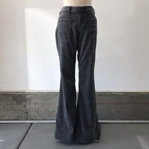 Corduroy stretch flare pants by free people